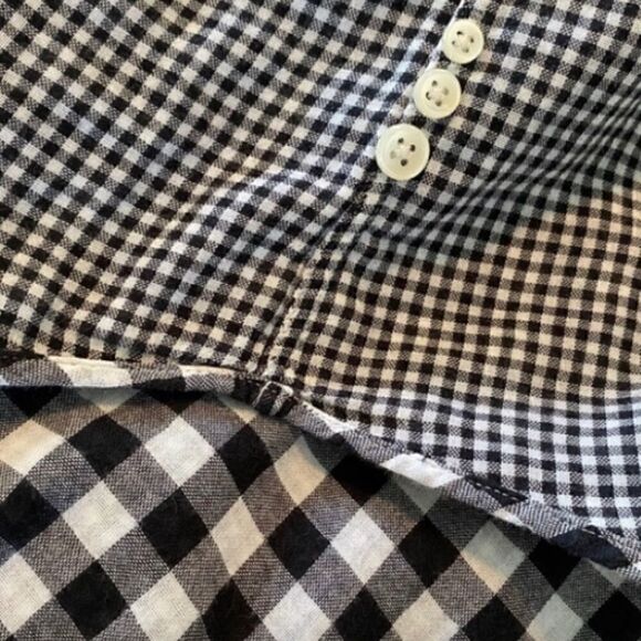 Ralph Lauren Black & White Check Plaid Shirt - Picture 8 of 16